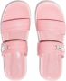 BY FAR Easy leather sandals Pink - Thumbnail 4
