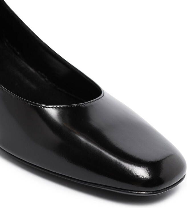 BY FAR Ginny 45mm leather Mary Jane pumps Black