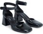 BY FAR Judy 70mm patent-leather pumps Black - Thumbnail 2