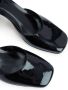 BY FAR Judy 70mm patent-leather pumps Black - Thumbnail 3