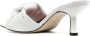 BY FAR knot-detail leather mules White - Thumbnail 3
