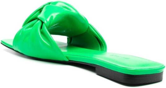 BY FAR Lima open-toe sandals Green