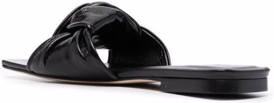 BY FAR Lima slide sandals Black