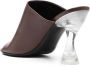 BY FAR Luz Sequoia leather mules Brown - Thumbnail 3