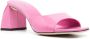 BY FAR Michele 70mm patent-leather mules Pink - Thumbnail 2