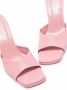 BY FAR Mora 90mm leather mules Pink - Thumbnail 2