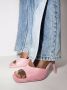 BY FAR Mora 90mm leather mules Pink - Thumbnail 3