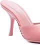 BY FAR Mora 90mm leather mules Pink - Thumbnail 4