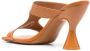 BY FAR Nadia 95mm cut-out sandals Brown - Thumbnail 3