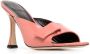 BY FAR Olivia square-toe leather mules Pink - Thumbnail 2