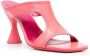 BY FAR open toe 95mm heeled mules Pink - Thumbnail 2