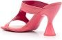 BY FAR open toe 95mm heeled mules Pink - Thumbnail 3