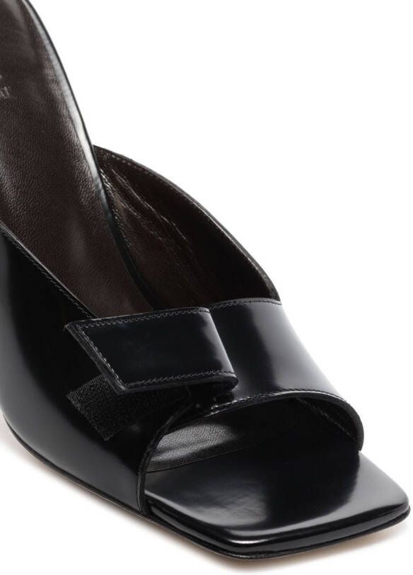 BY FAR open-toe stiletto-heel sandals Black