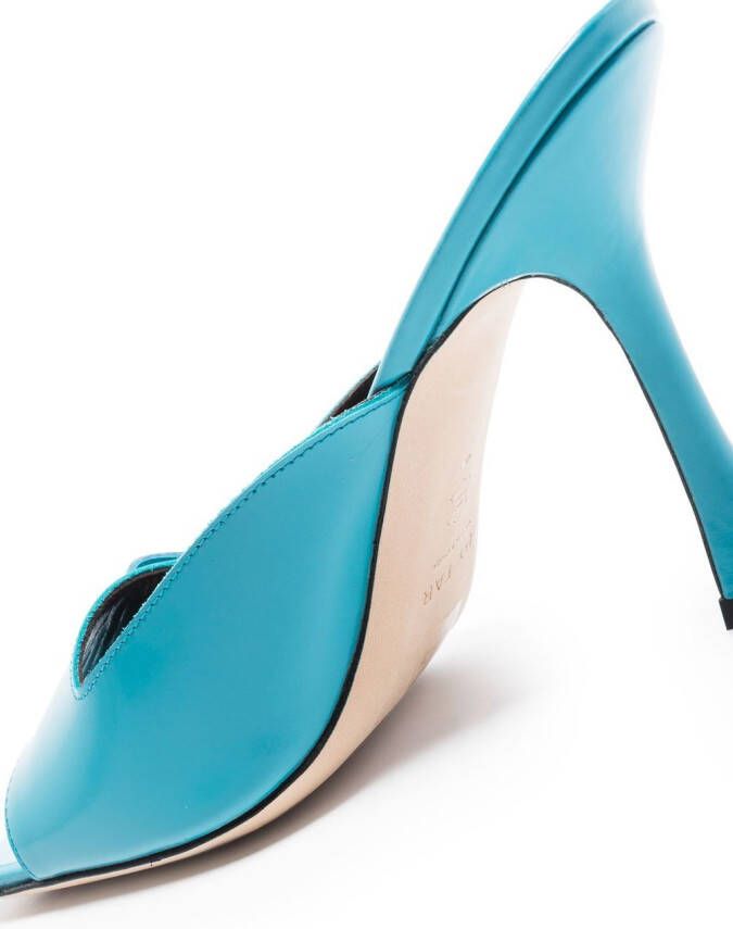 BY FAR open-toe stiletto-heel sandals Blue