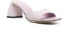 BY FAR Romy 70mm leather mules Pink - Thumbnail 2