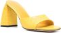 BY FAR Romy 95mm mule sandals Yellow - Thumbnail 2