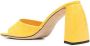 BY FAR Romy 95mm mule sandals Yellow - Thumbnail 3