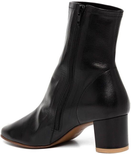 BY FAR Sofia 50mm ankle boots Black