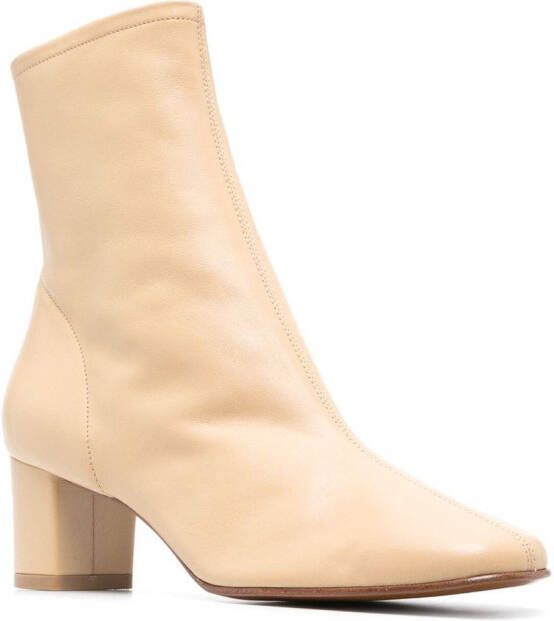 BY FAR Sofia ankle boots Neutrals