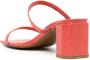 BY FAR square-toe crocodile-effect sandals Red - Thumbnail 3