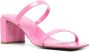 BY FAR Tanya 70mm leather mules Pink - Thumbnail 2