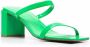 BY FAR Tanya double-strap square-toe sandals Green - Thumbnail 2