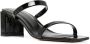BY FAR Tanya patent leather sandals Black - Thumbnail 2