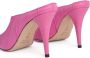 BY FAR Trish 100mm leather mules Pink - Thumbnail 3