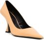 BY FAR Viva 70mm pointed pumps Yellow - Thumbnail 2