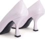 BY FAR Viva 90mm patent-leather pumps Pink - Thumbnail 4