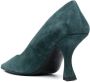 BY FAR Viva 95mm pointed pumps Green - Thumbnail 3