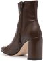 BY FAR Vlada 80mm leather ankle boots Brown - Thumbnail 3
