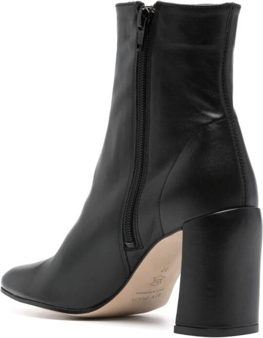 BY FAR Vlada 90mm ankle boots Black