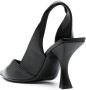 BY FAR Yasha 90mm twist-detail pumps Black - Thumbnail 3