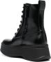 Calvin Klein 55mm lace-up leather boots Black - Thumbnail 3
