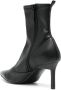 Calvin Klein 75mm sock-style ankle leather boots Black - Thumbnail 3