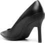Calvin Klein 90mm pointed-toe leather pumps Black - Thumbnail 3