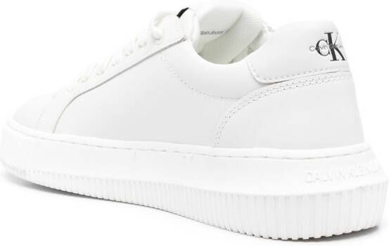 Calvin Klein embossed logo low-top sneakers White