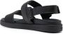 Calvin Klein jacquard leather sandals Black - Thumbnail 3