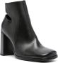 Calvin Klein Jeans 100mm square-toe leather boots Black - Thumbnail 2