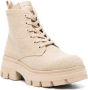 Calvin Klein Jeans 40mm canvas combat boots Neutrals - Thumbnail 2