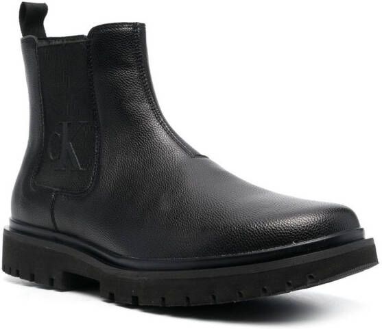 Calvin Klein Jeans chunky Chelsea boots Black