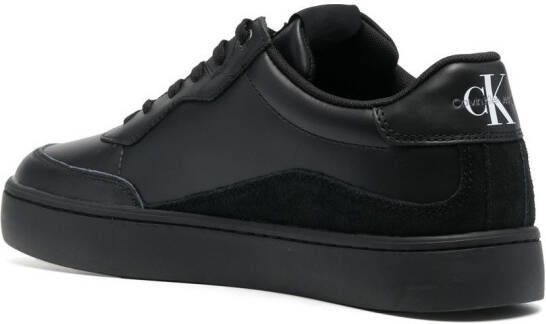 Calvin Klein Jeans Cupsole lace-up leather sneakers Black