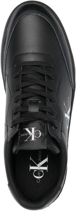 Calvin Klein Jeans Cupsole lace-up leather sneakers Black