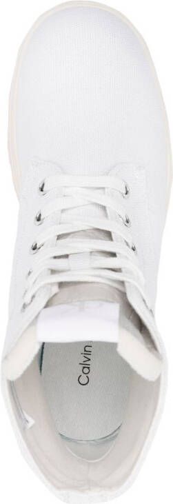 Calvin Klein Jeans lace-up ankle boots White