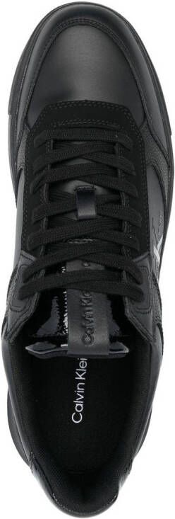 Calvin Klein Jeans logo-debossed panelled sneakers Black
