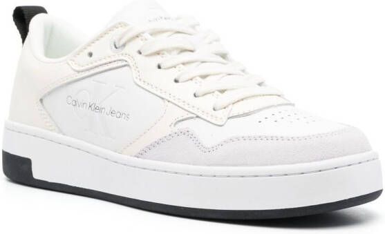 Calvin Klein Jeans logo-debossed panelled sneakers White