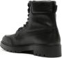 Calvin Klein Jeans logo-patch leather ankle boot Black - Thumbnail 3