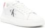 Calvin Klein Jeans logo-print leather sneakers White - Thumbnail 2