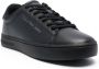 Calvin Klein Jeans low-top leather sneakers Black - Thumbnail 2